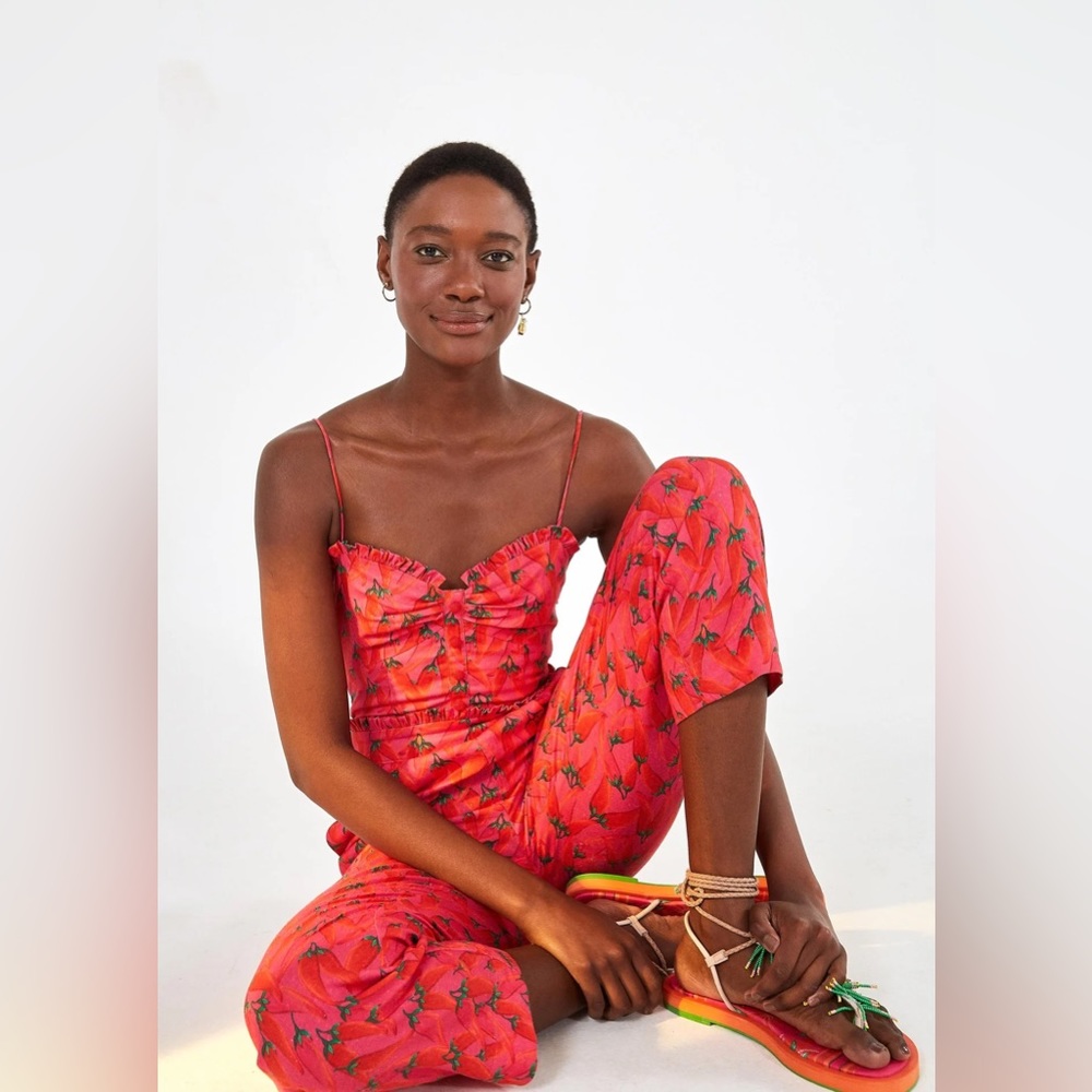 Farm Rio - Chili Pepper Jumpsuit 🌶️
